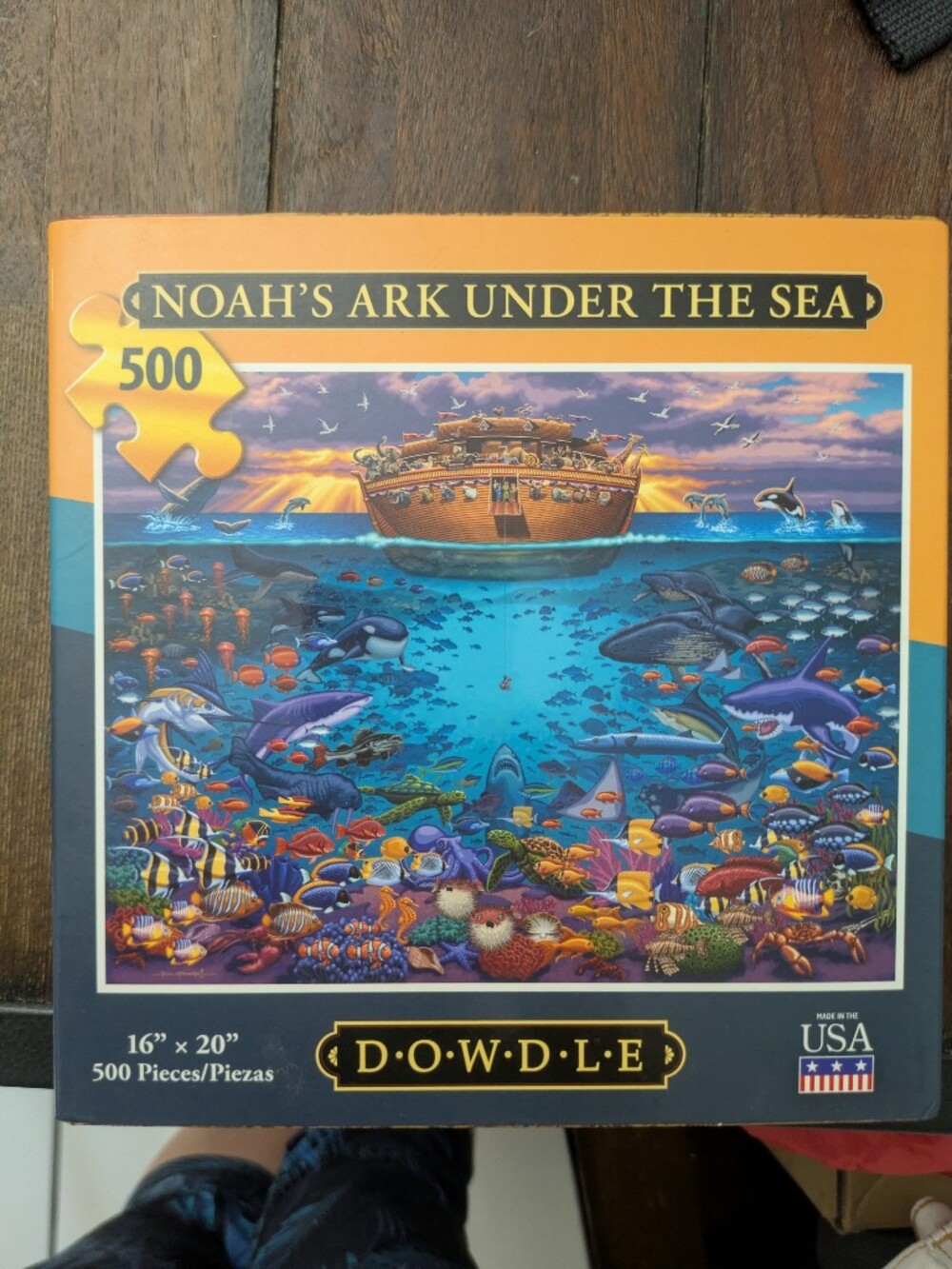 Dowdle Noah's Ark Under the Sea 500-Piece Puzzle - Multicolor Ocean Art